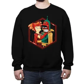 A Futuristic Couple - Crew Neck Sweatshirt