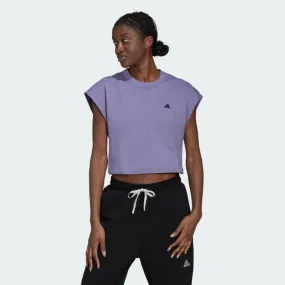 Adidas Summer Women Lifestyle T-Shirt Lilac