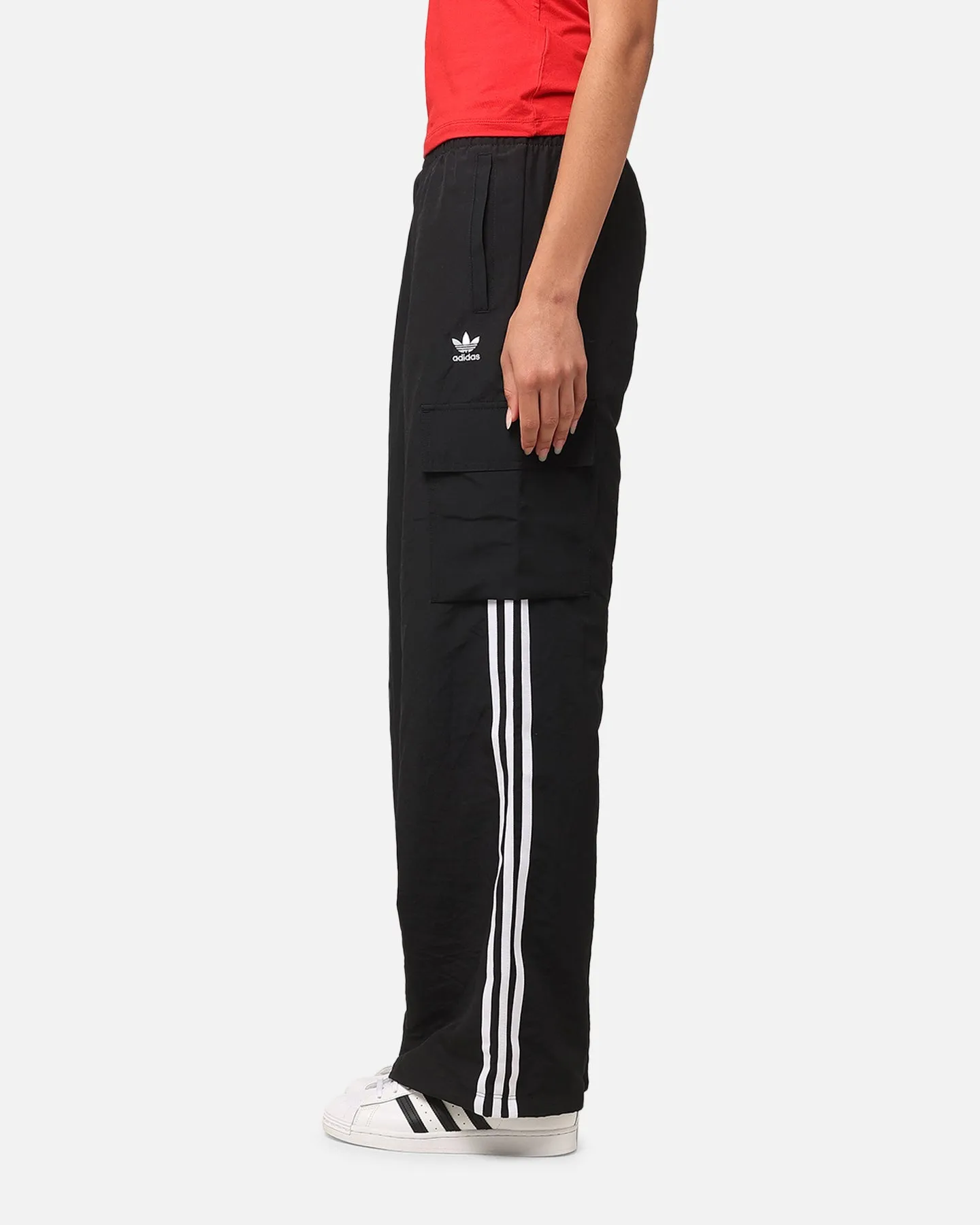 Adidas Women's 3-Stripe Cargo Pants Black