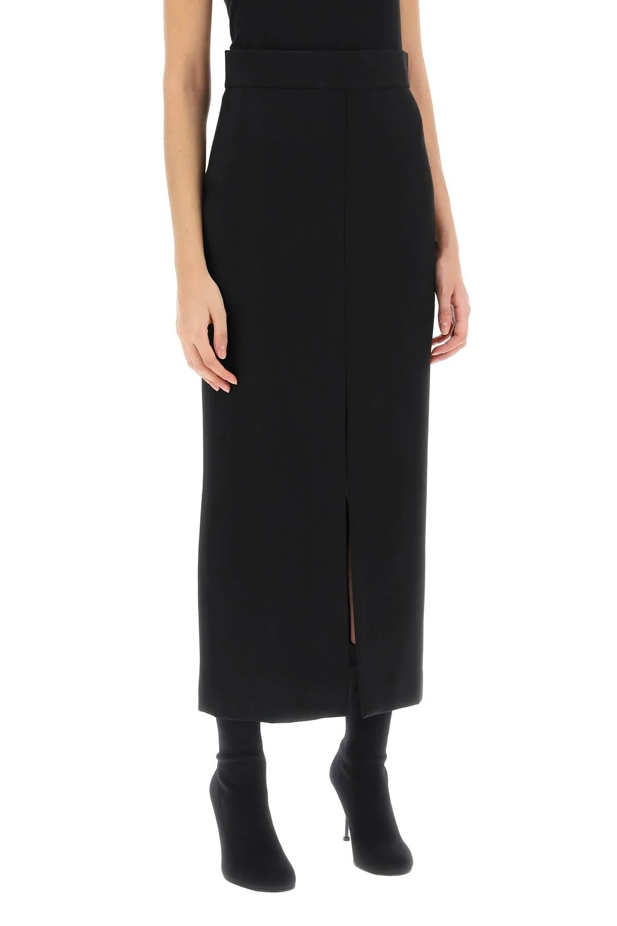 Alexander mcqueen light-wool pencil skirt