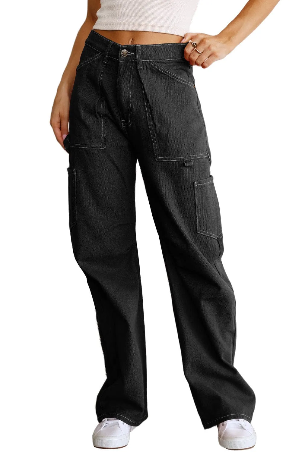 All-Occasion Black Cargo Pants