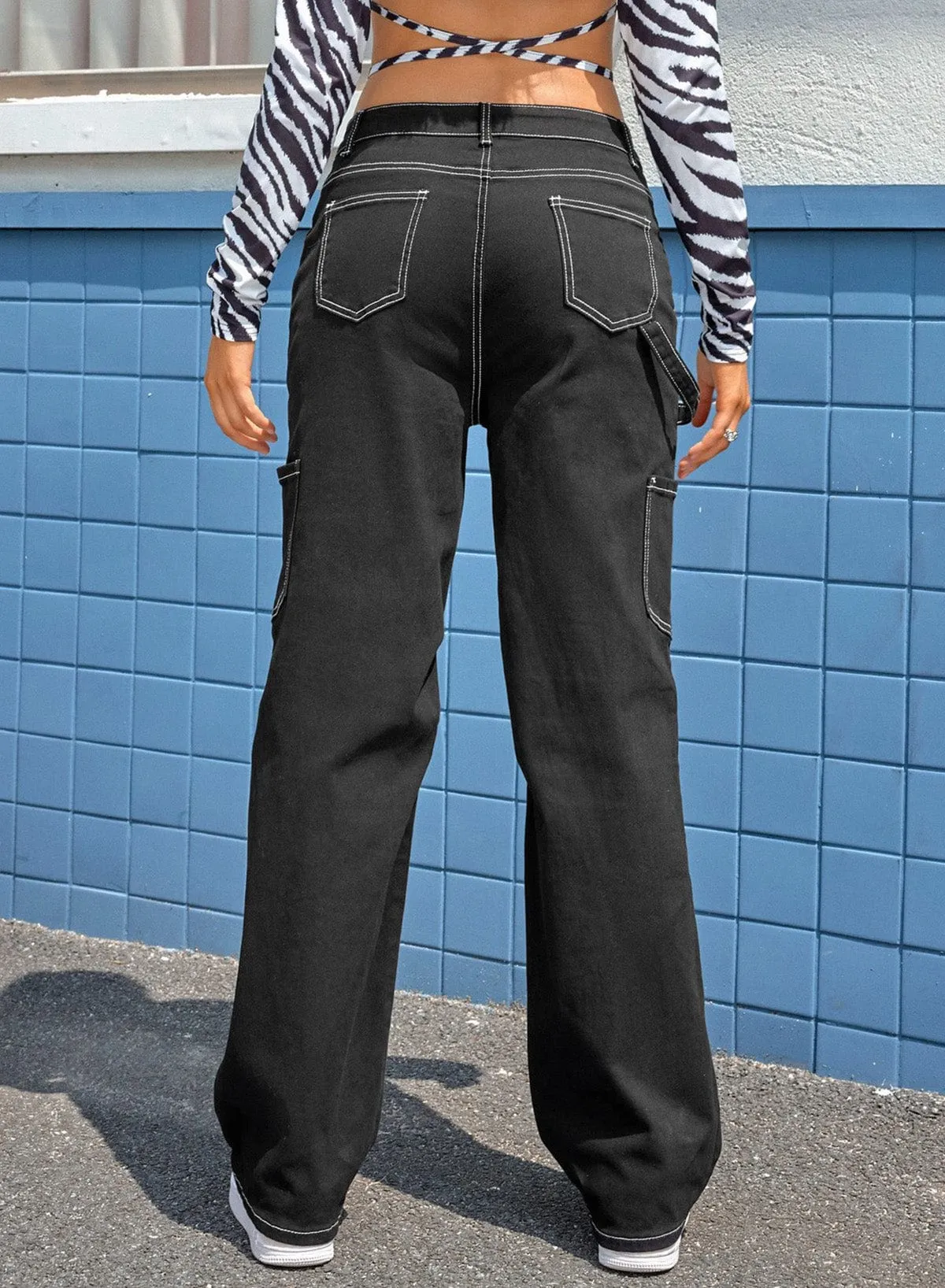 All-Occasion Black Cargo Pants