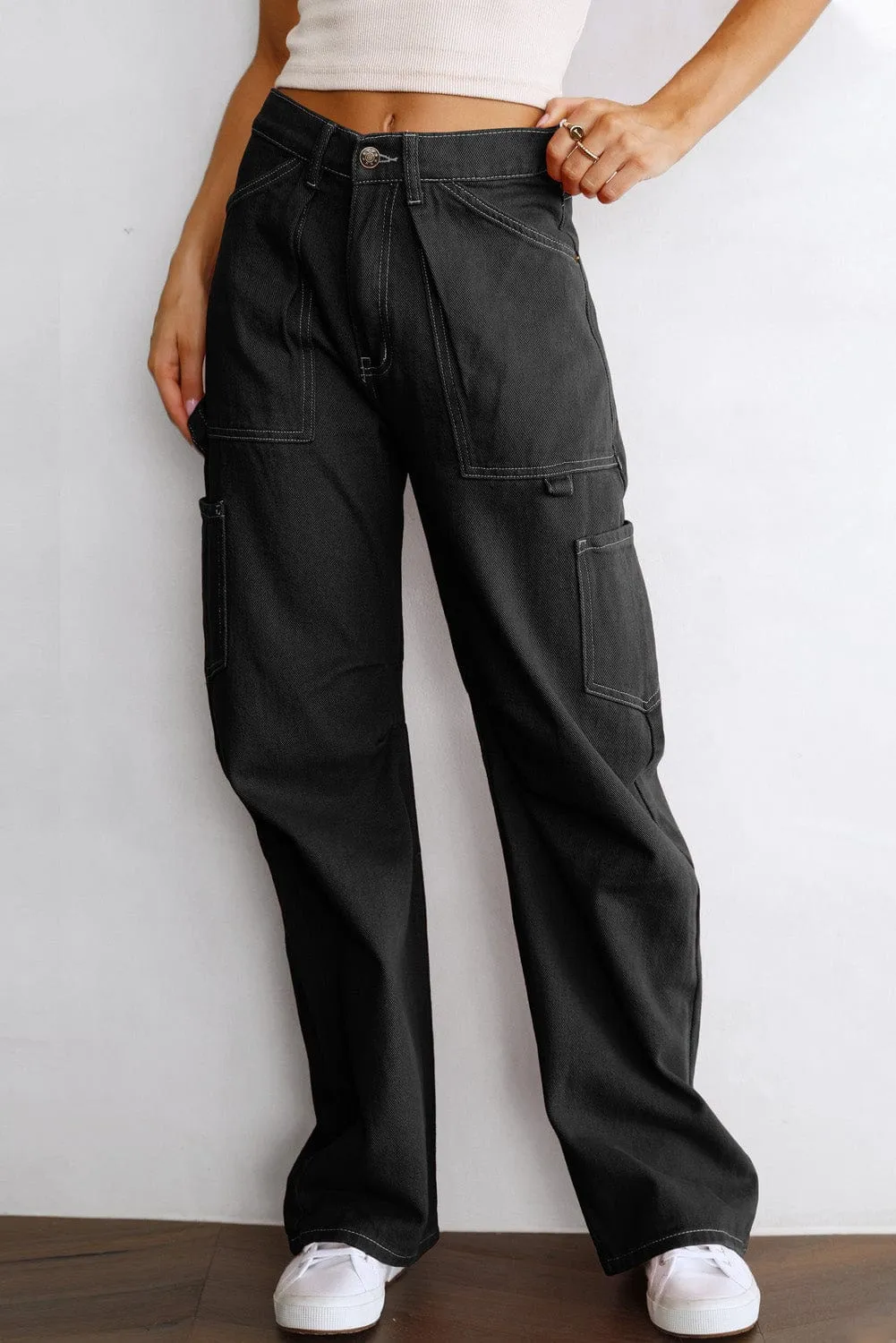 All-Occasion Black Cargo Pants