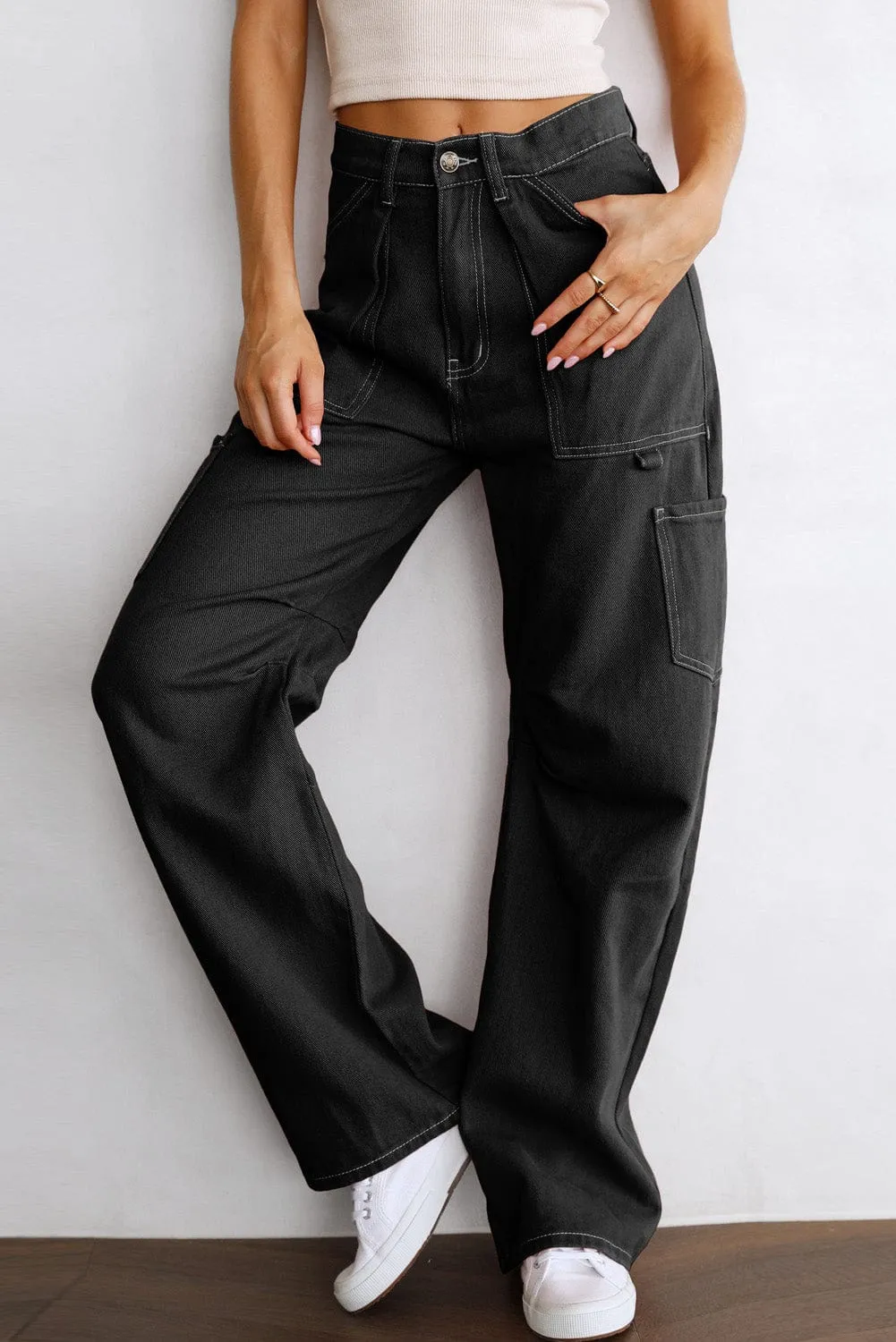 All-Occasion Black Cargo Pants