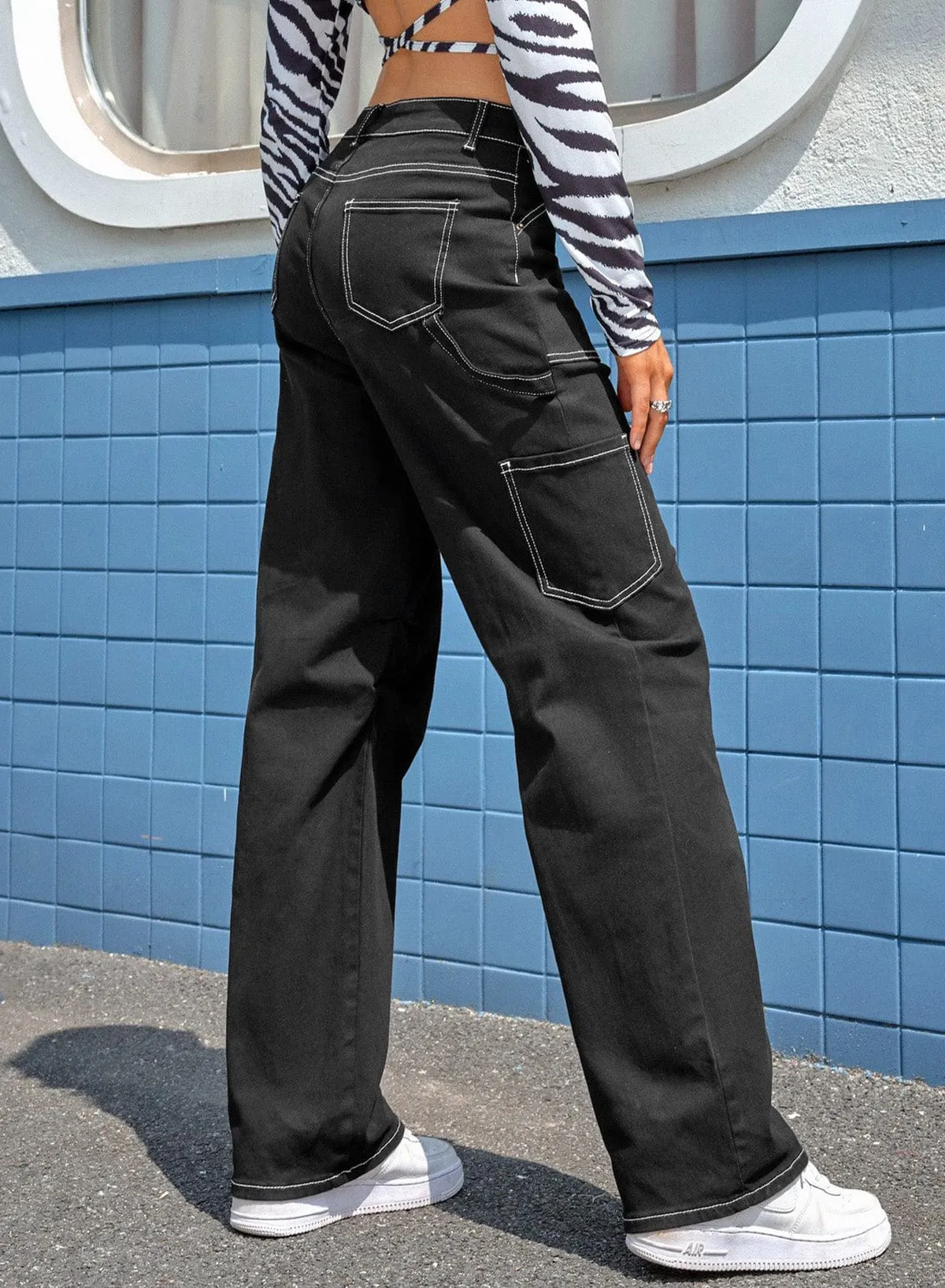 All-Occasion Black Cargo Pants