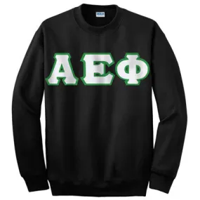 Alpha Epsilon Phi 9.3oz Crewneck Sweatshirt - G120 - TWILL