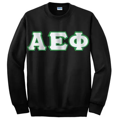 Alpha Epsilon Phi 9.3oz Crewneck Sweatshirt - G120 - TWILL