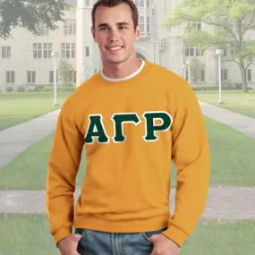 Alpha Gamma Rho 9.3oz Crewneck Sweatshirt - G120 - TWILL