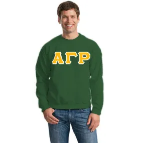 Alpha Gamma Rho Fraternity 8oz Crewneck Sweatshirt - G180 - TWILL