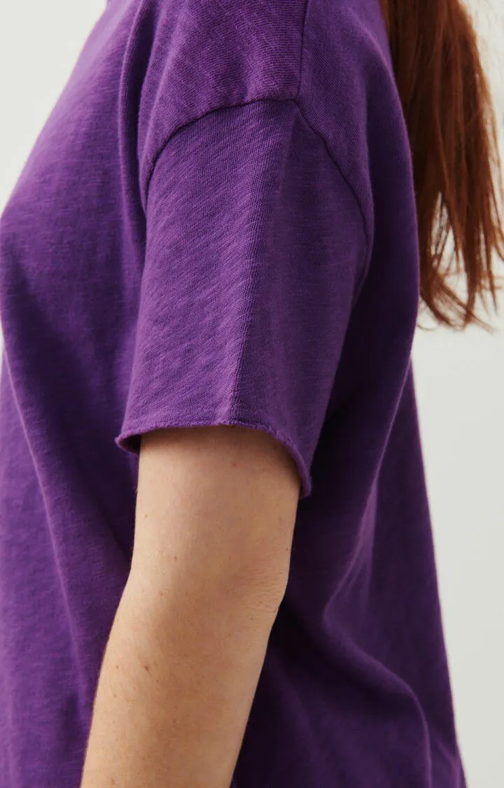 American Vintage Sonoma Crew Short Sleeve Tee in Violet