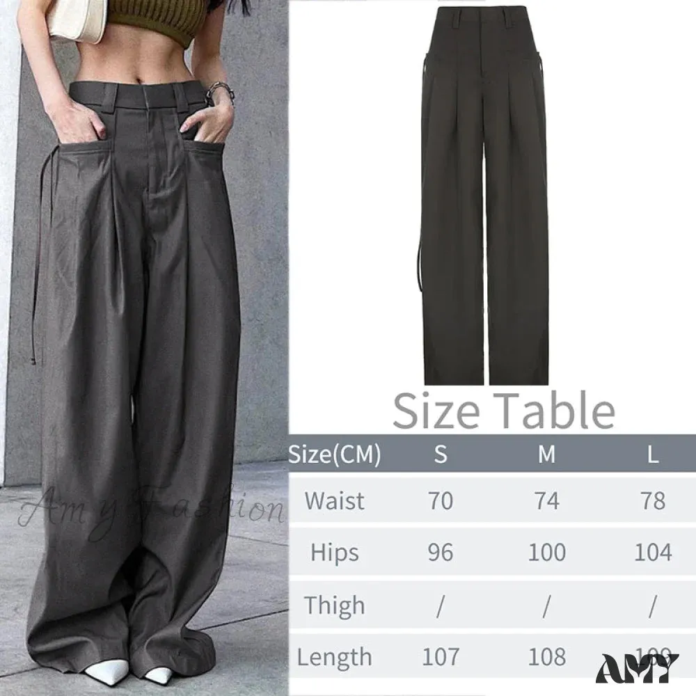 Amy Fashion - Y2K Baggy Streetwear Fairycore Cargo Pants