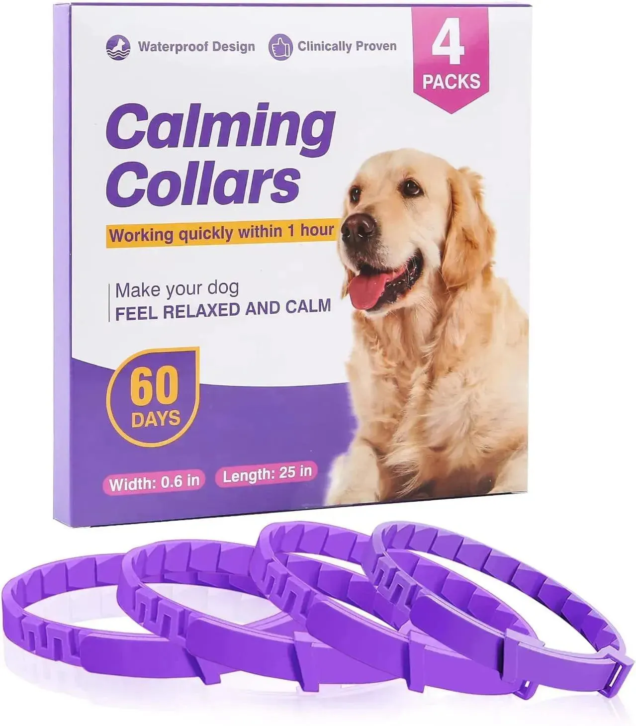 Anxiety-Relief Calming Pheromone Collars