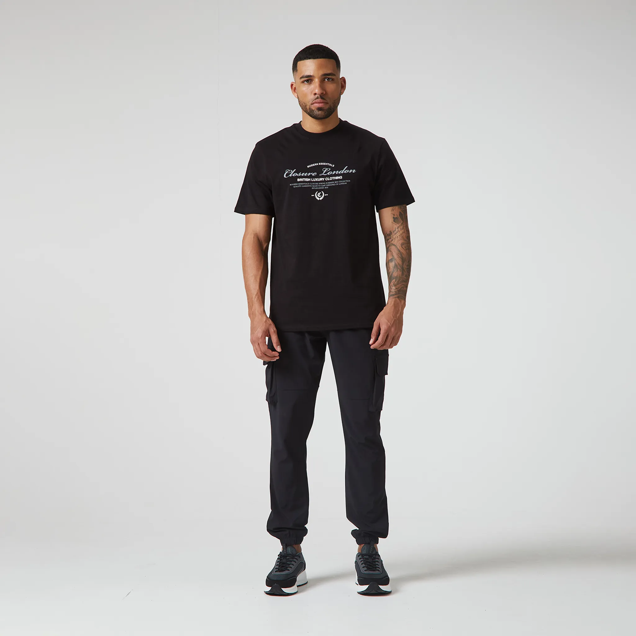 Arch Luxe T-Shirt | Black