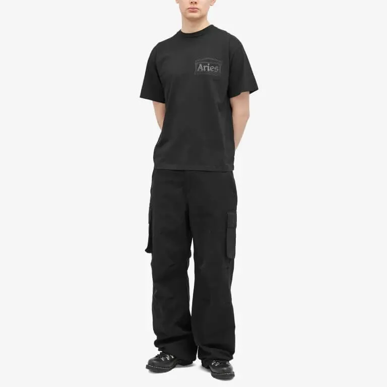 Aries Temple T-shirt, black