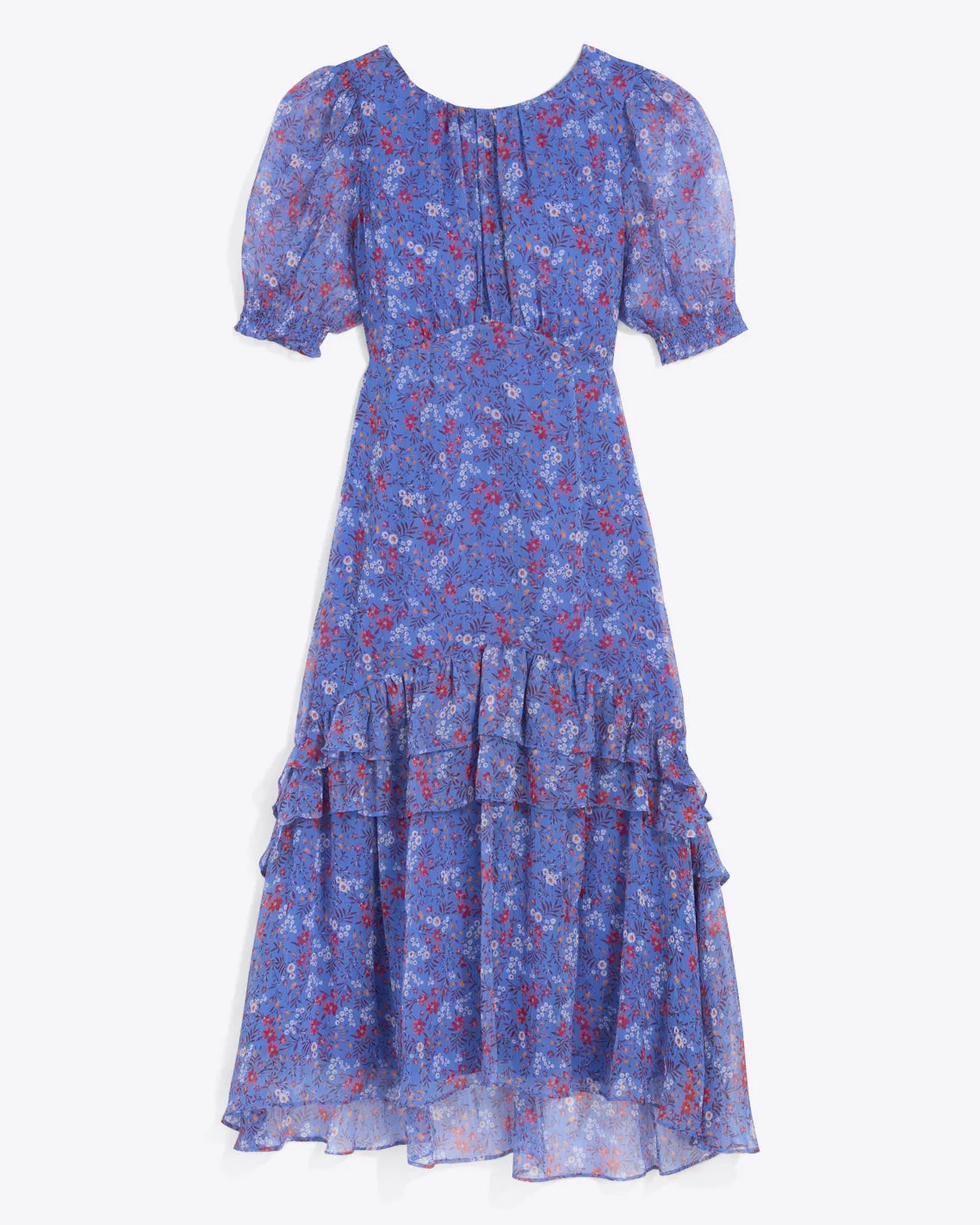 Ashley Midi Dress in Garden Posy