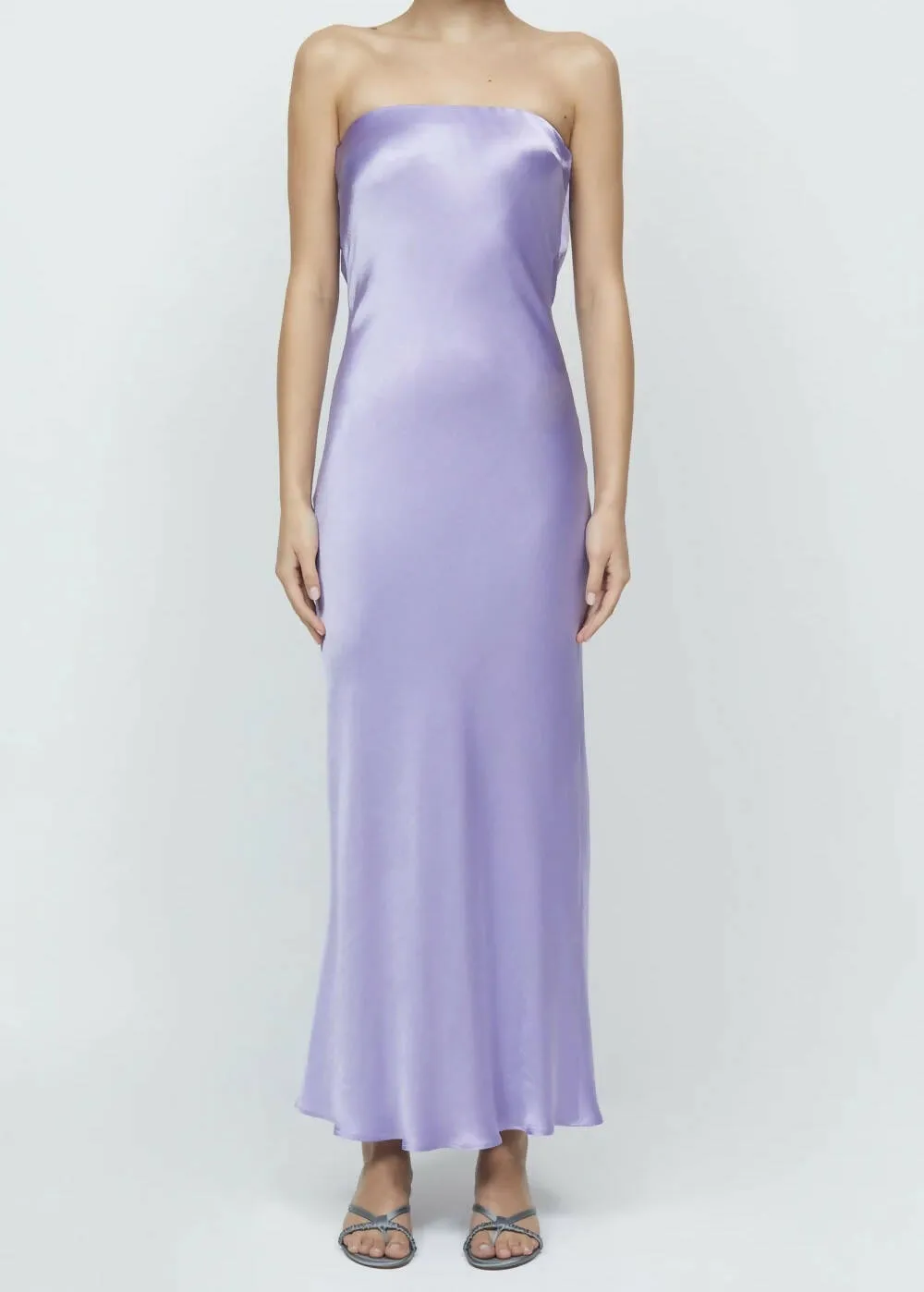 Bec & Bridge Moondance Silk Maxi Dress in Lilac