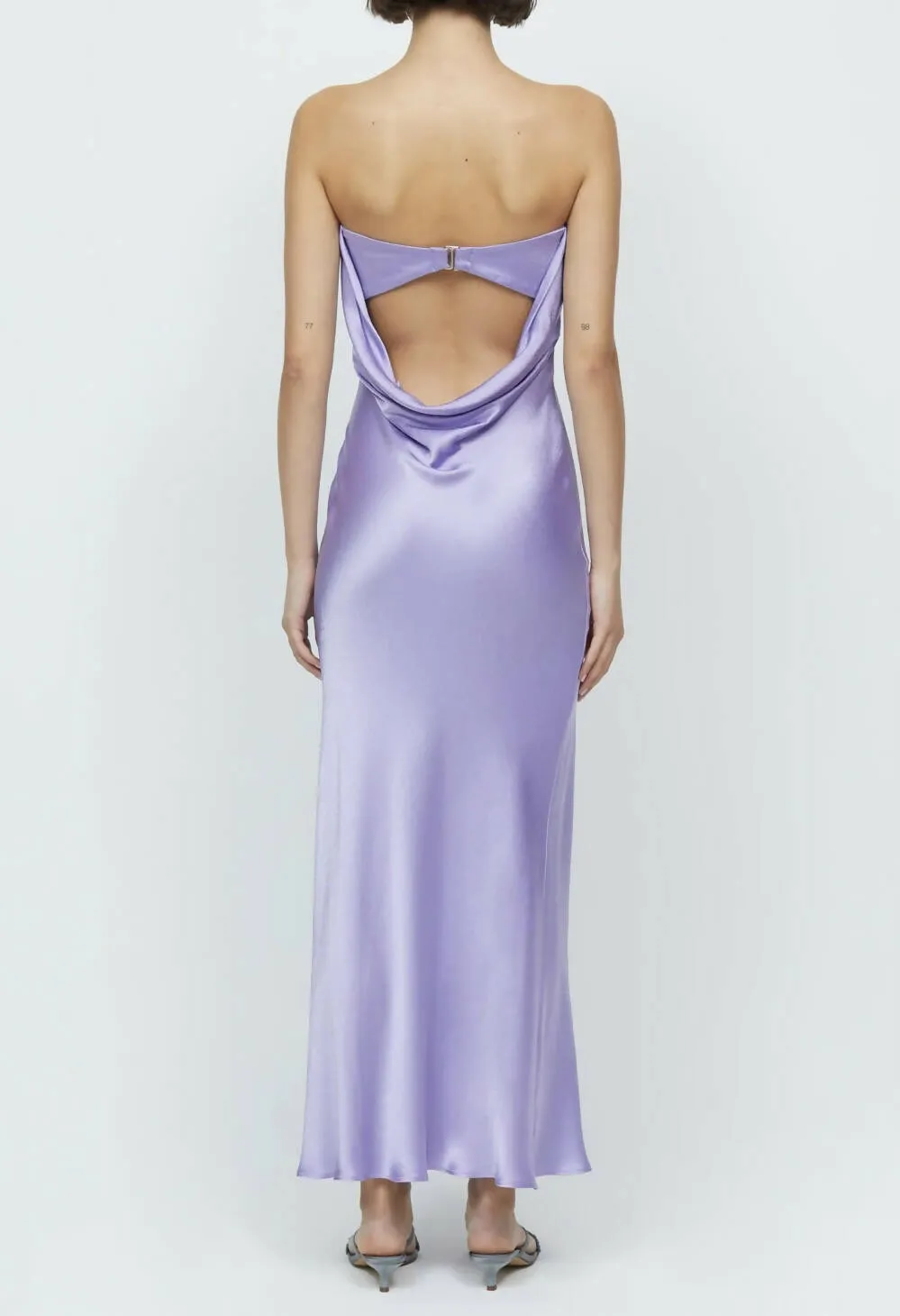 Bec & Bridge Moondance Silk Maxi Dress in Lilac