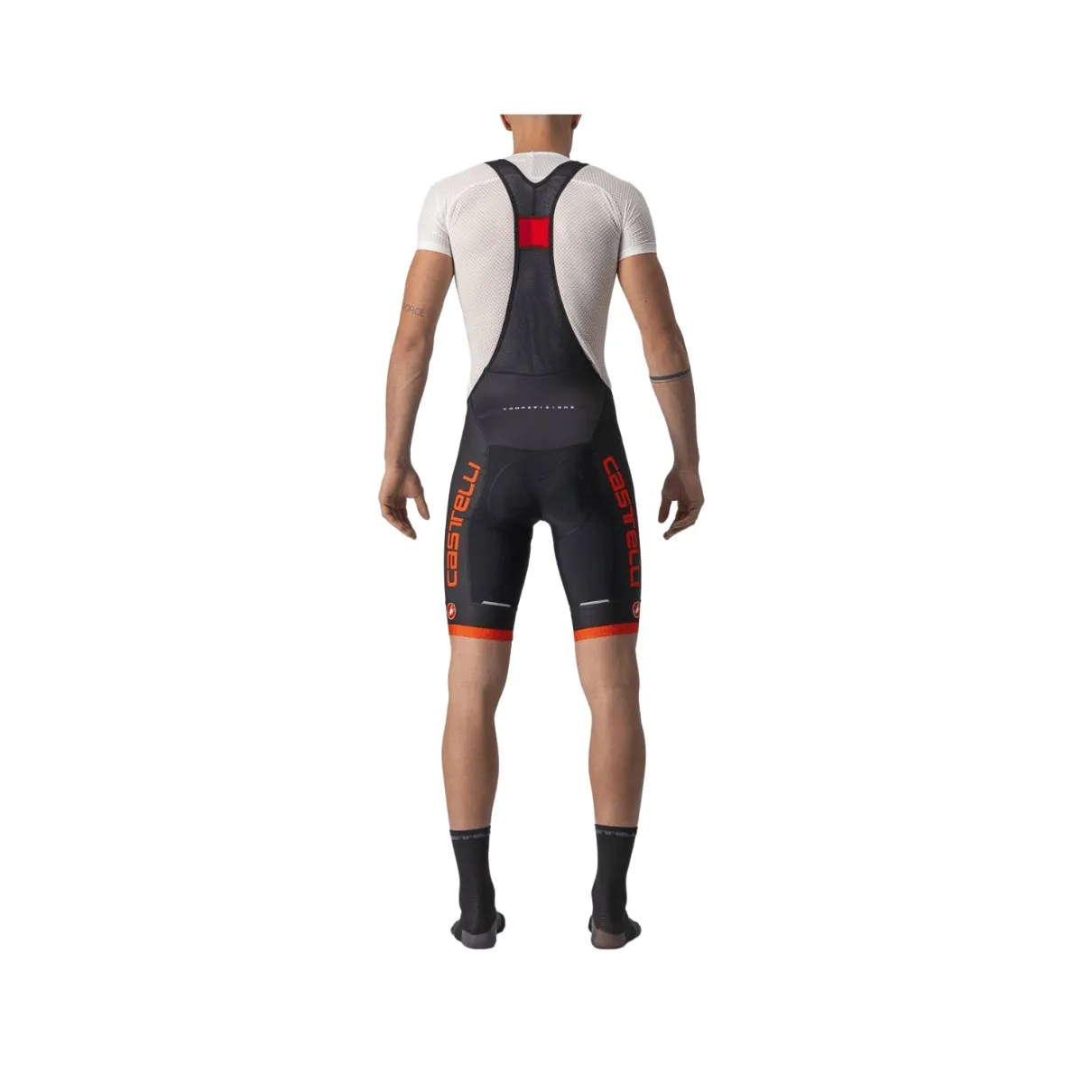 Bib short Castelli Competizione Kit Bibshort Black Red