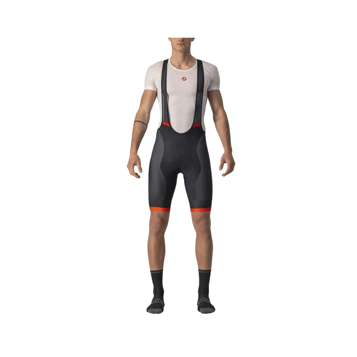 Bib short Castelli Competizione Kit Bibshort Black Red