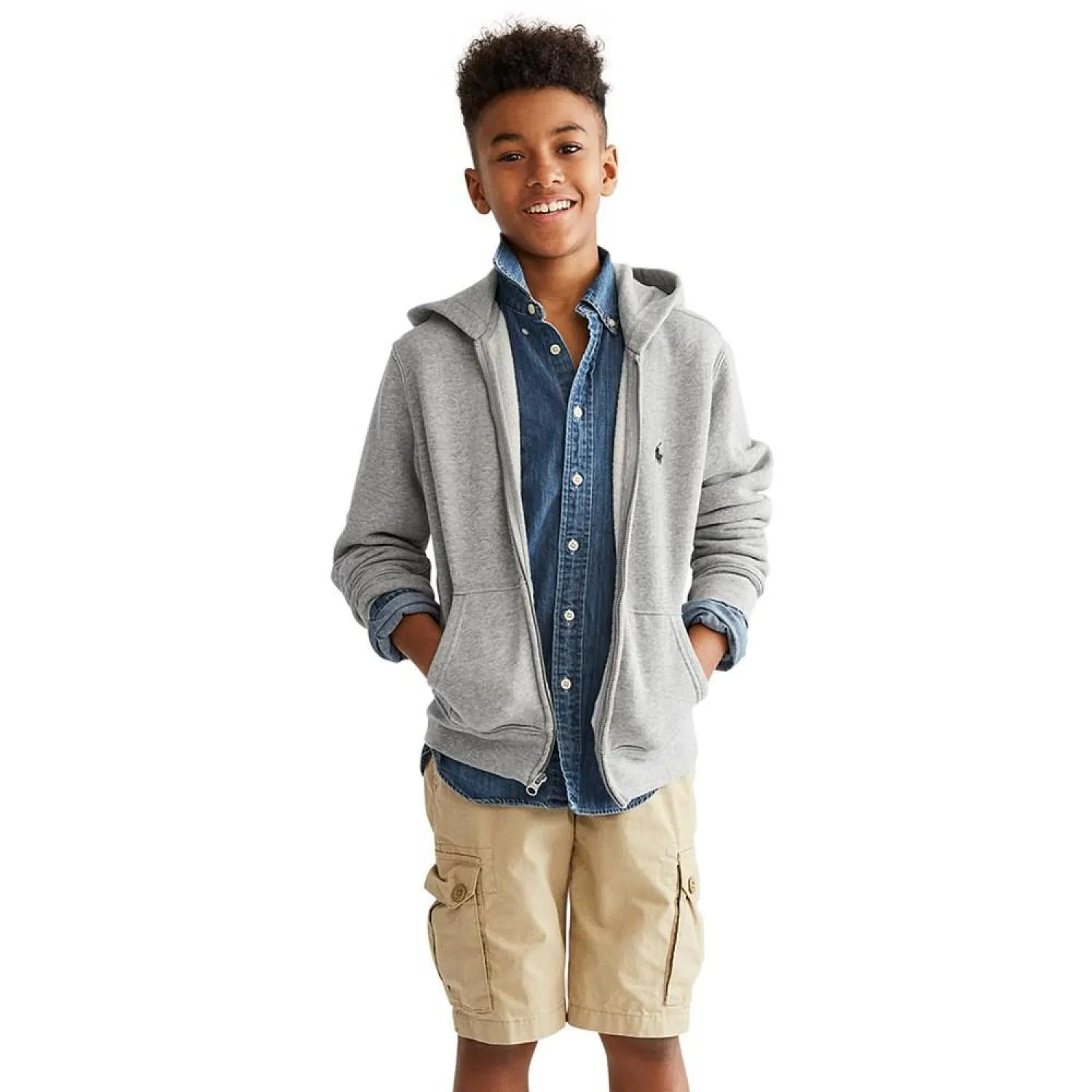 Big Boys Cotton Fleece Hoodie