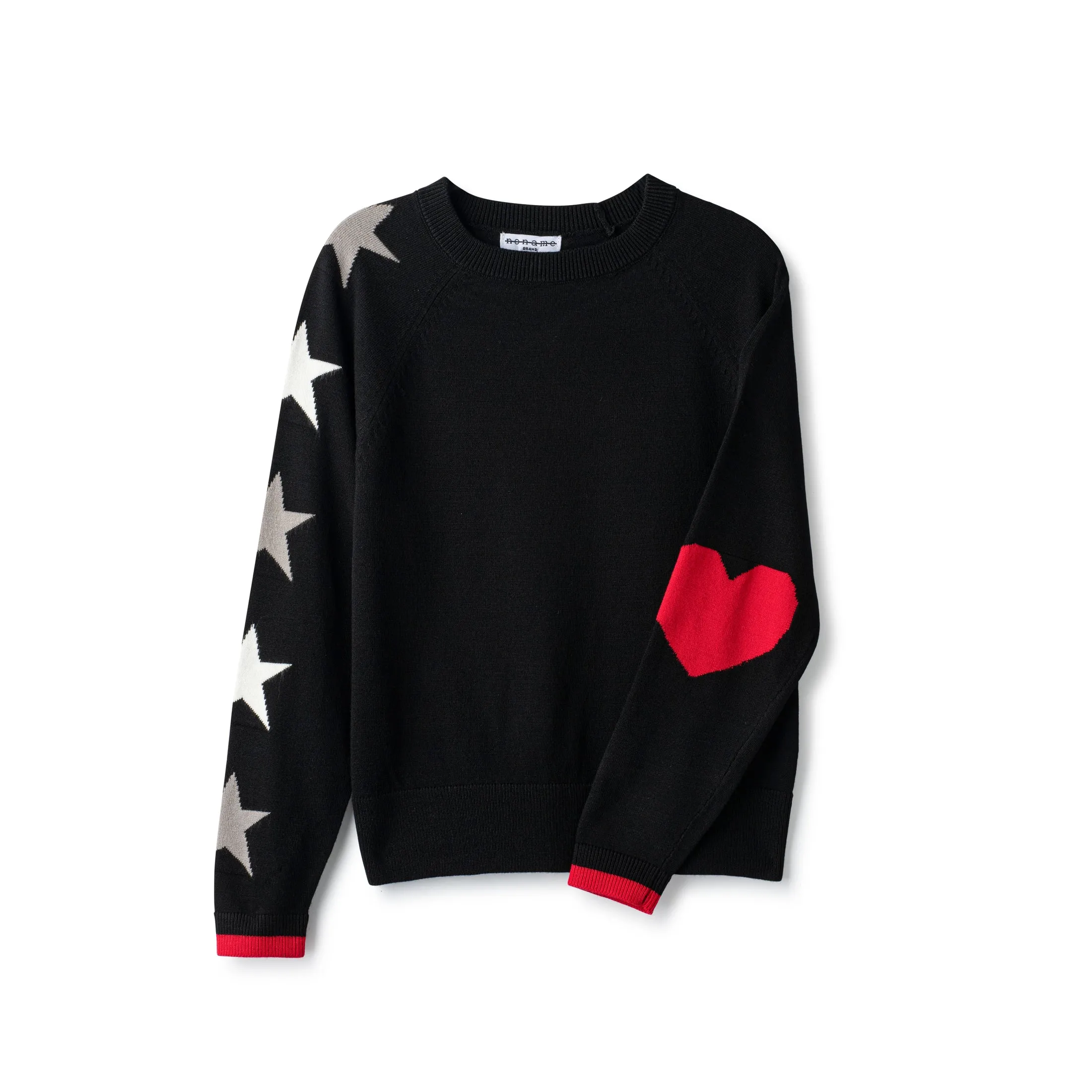 Black Star Sleeve Sweater