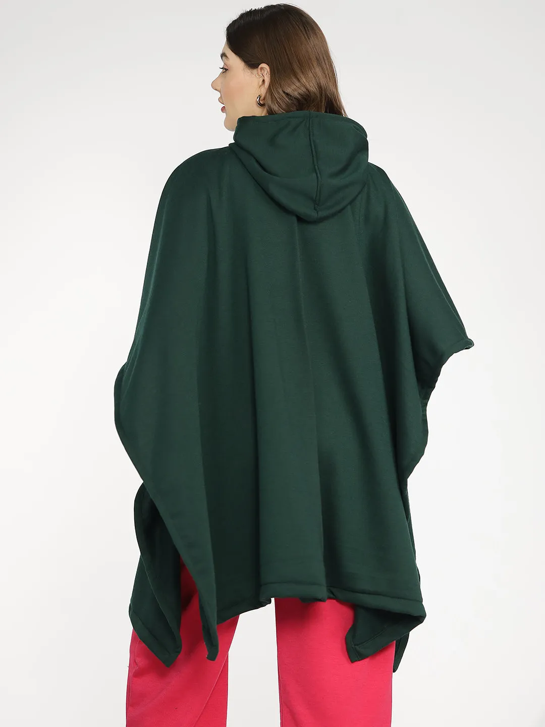 BottleGreen Poncho Hoodie