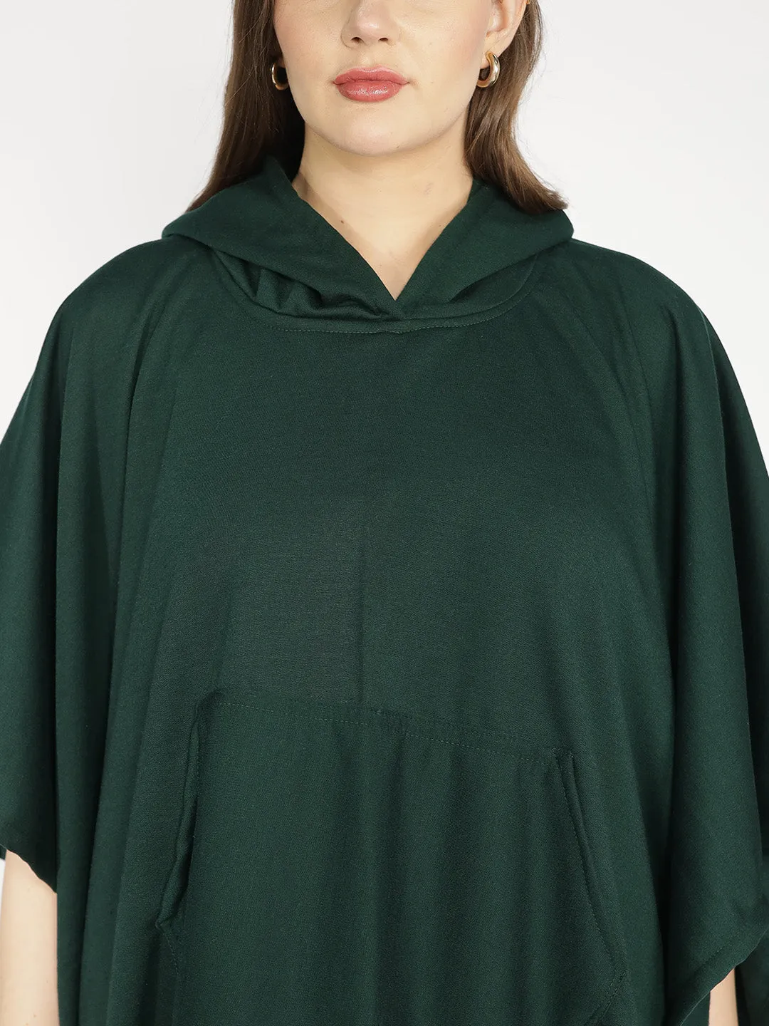 BottleGreen Poncho Hoodie