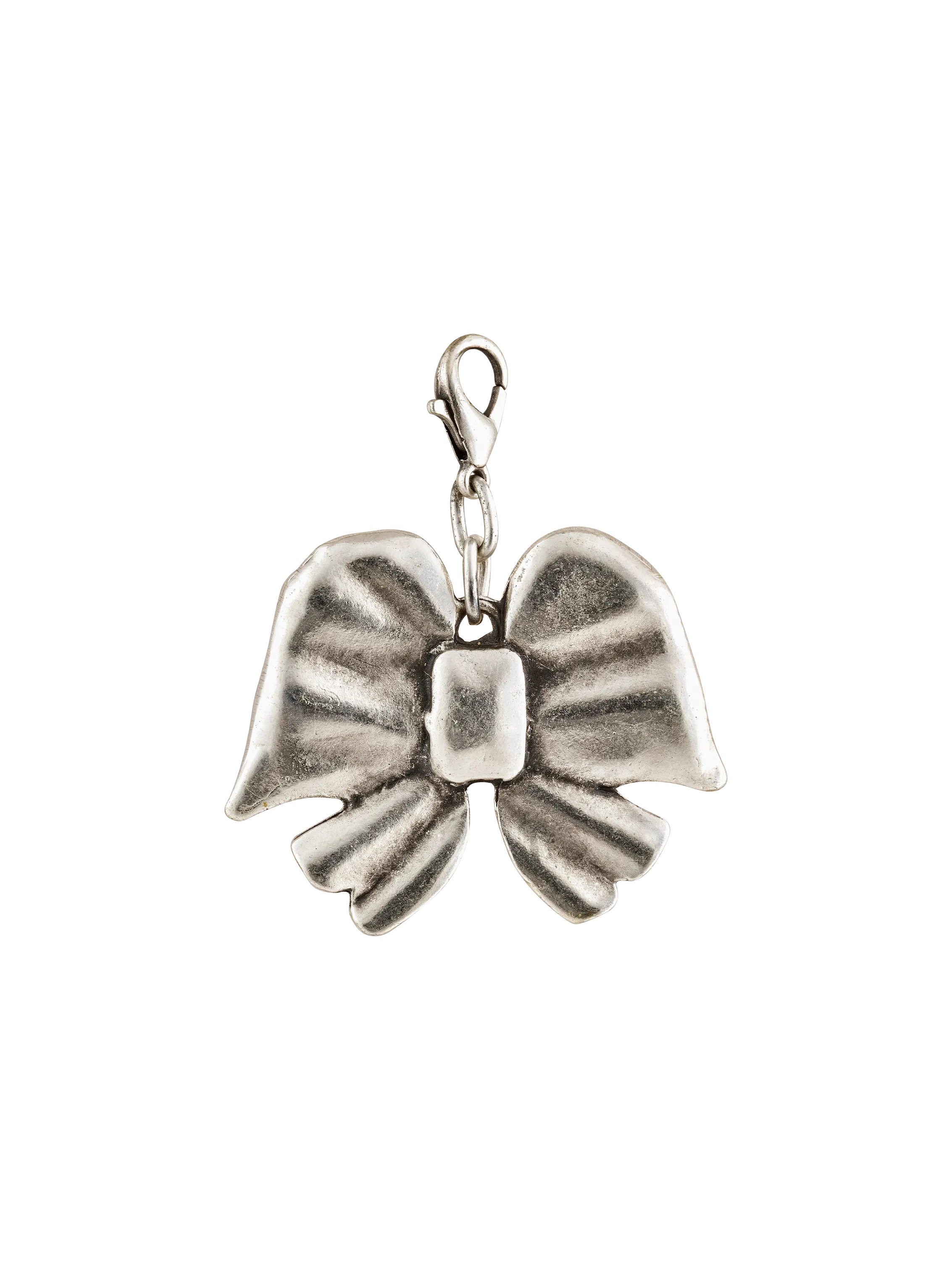 Bow Charm Silver