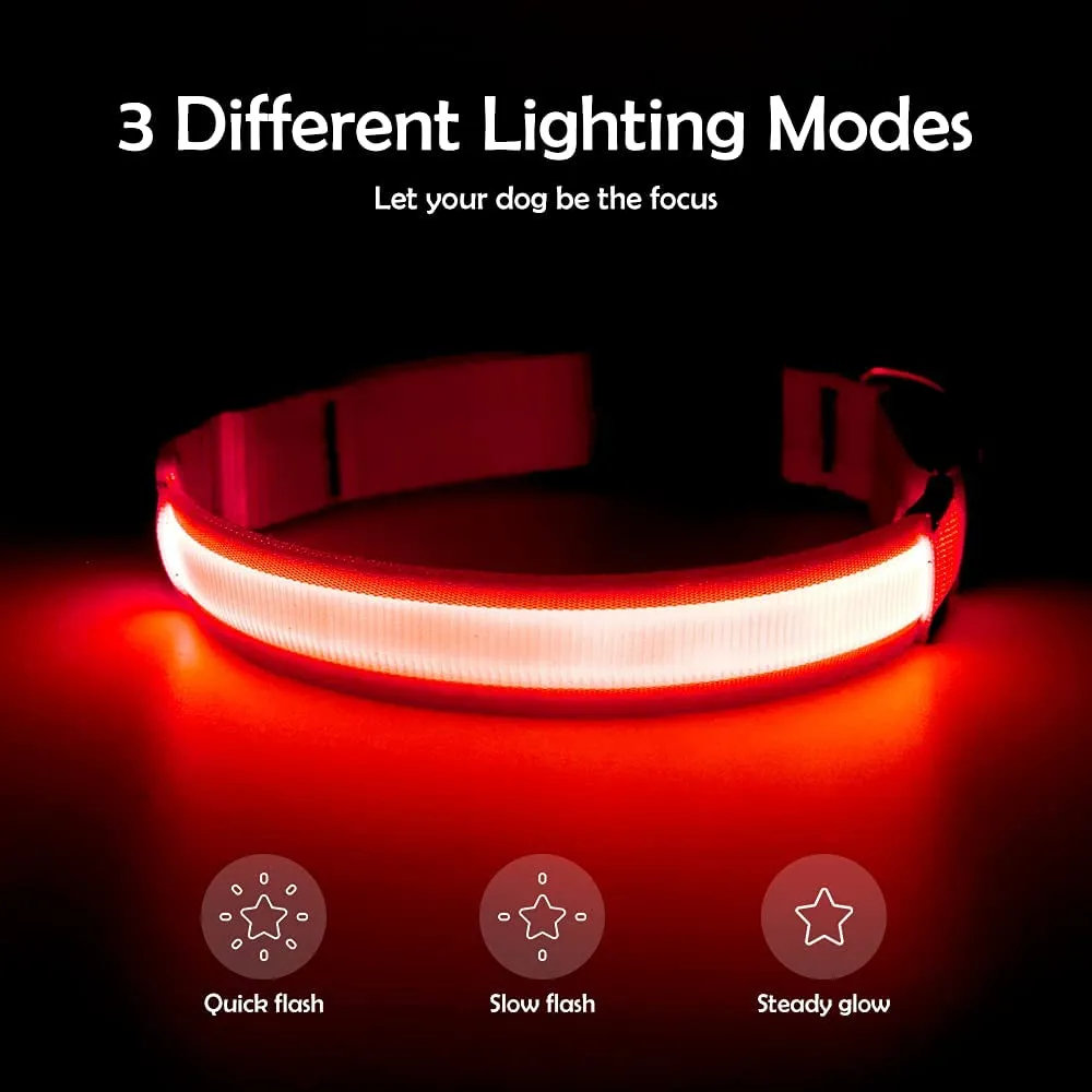 BSEEN Super Bright LED Dog Collar