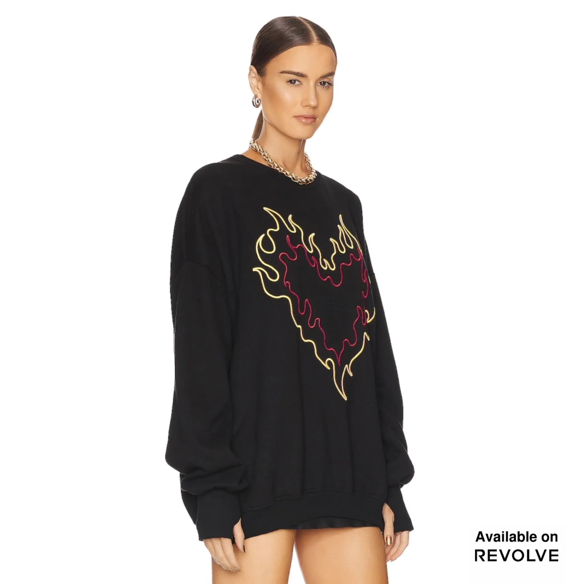 Burn Heart - Jump Jumper - Black