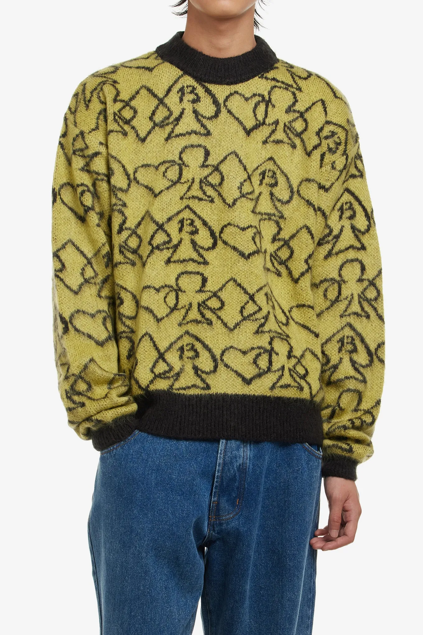 CARD SUITE CREWNECK JUMPER