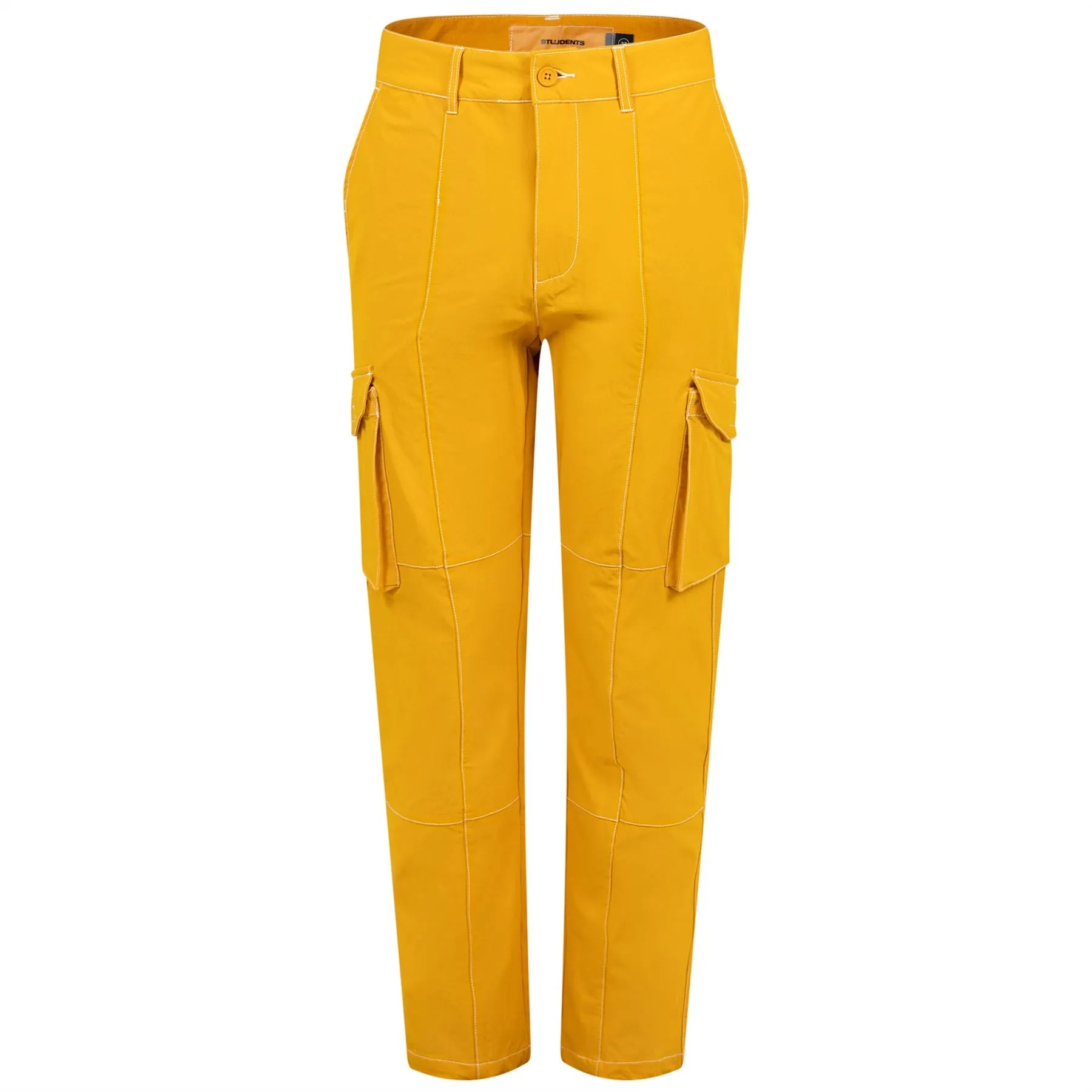 Cedric Nylon Cargo Pants Mustard - AW24