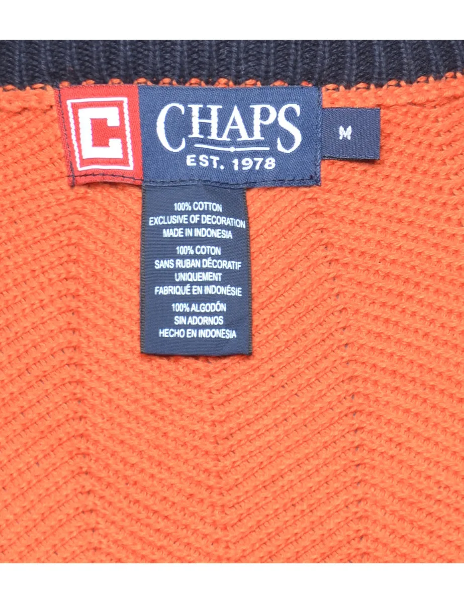 Chaps Orange Jumper - M