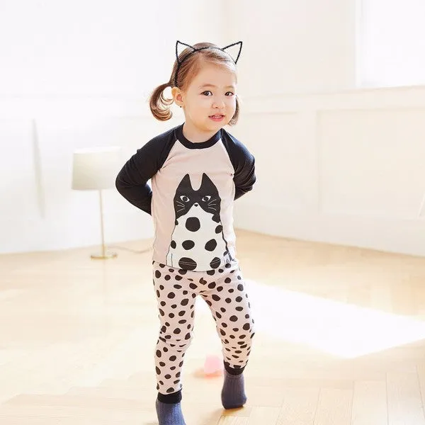 Chic Kitty Long Sleeve Pajama