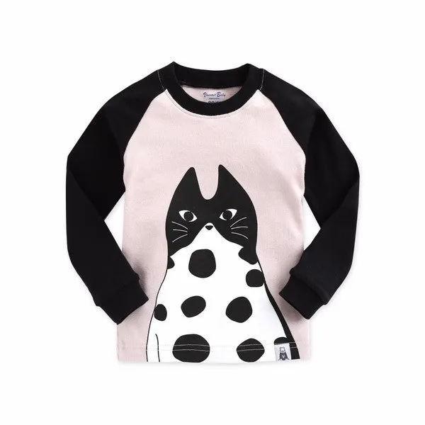 Chic Kitty Long Sleeve Pajama