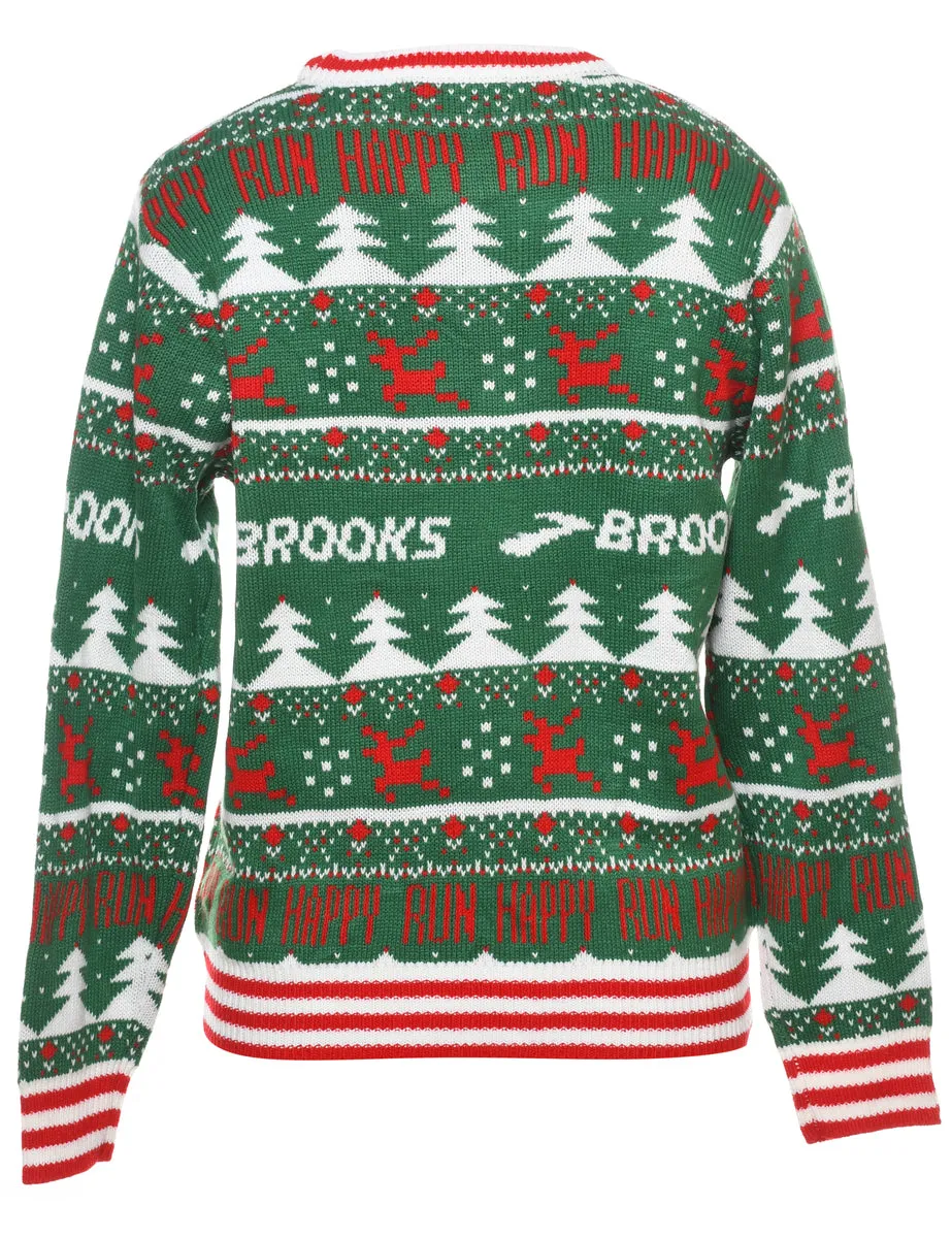 Christmas Tree Design Jumper - S