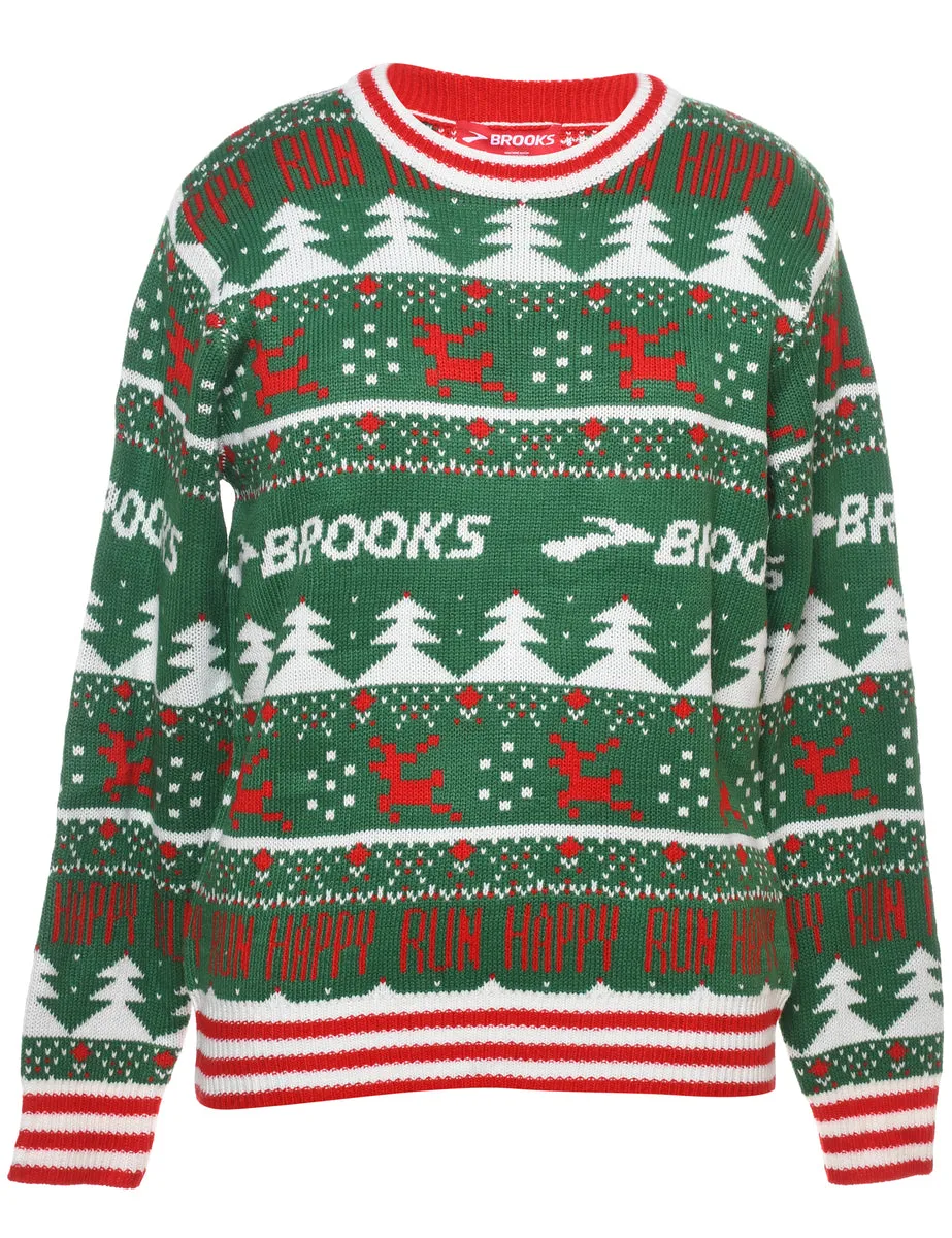 Christmas Tree Design Jumper - S