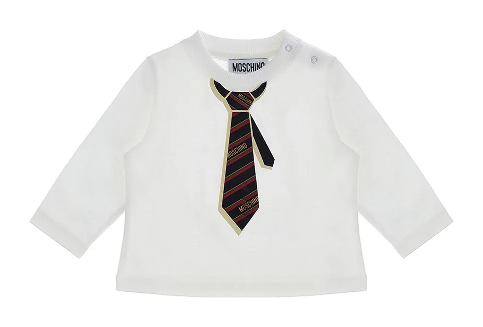 Cloud Baby Long Sleeve Tie Print Tee