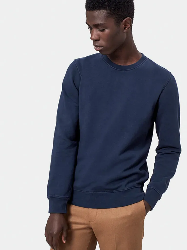 Colorful Standard Classic Organic Sweatshirt in Pacific Blue