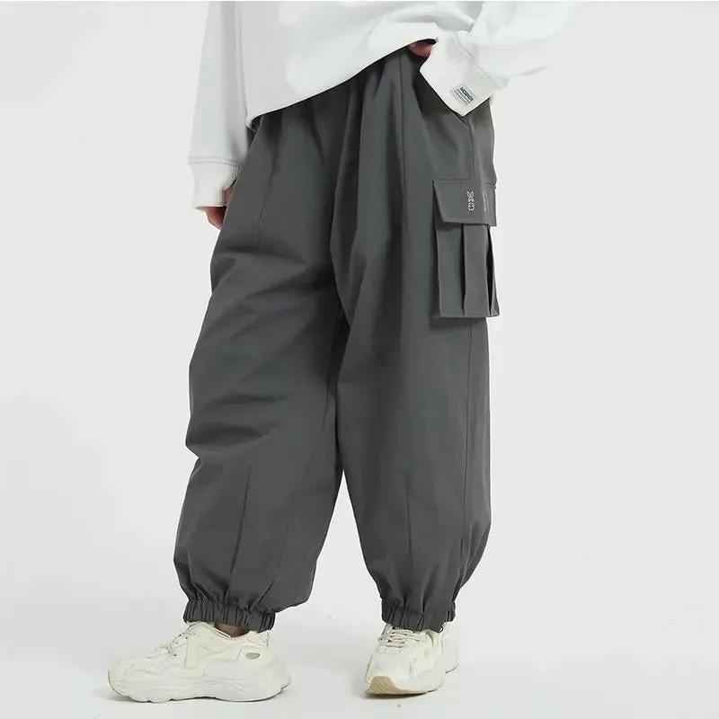 Couple Baggy Ski Snow Pants Oversized Outdoor Sports Trousers