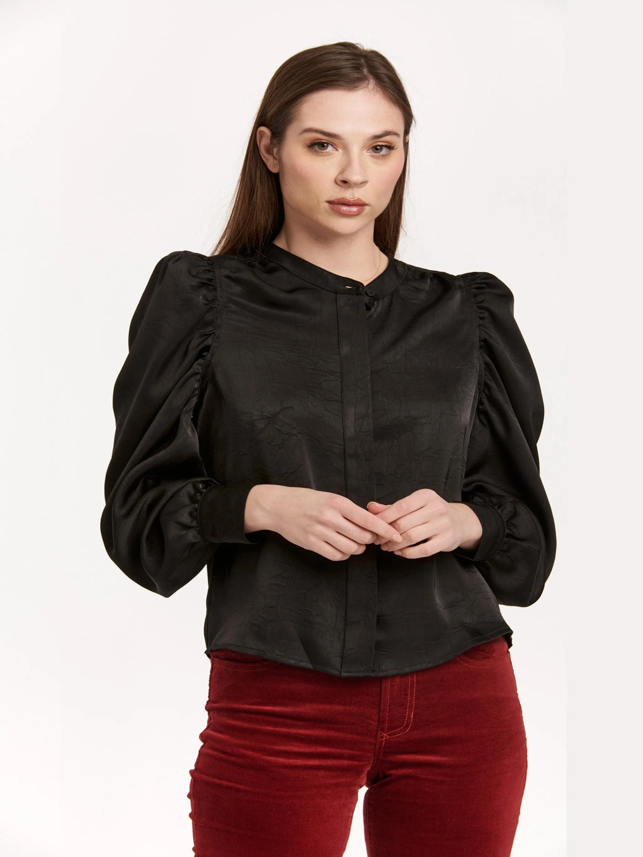 Dear John Lilliana Crewneck Top - Black