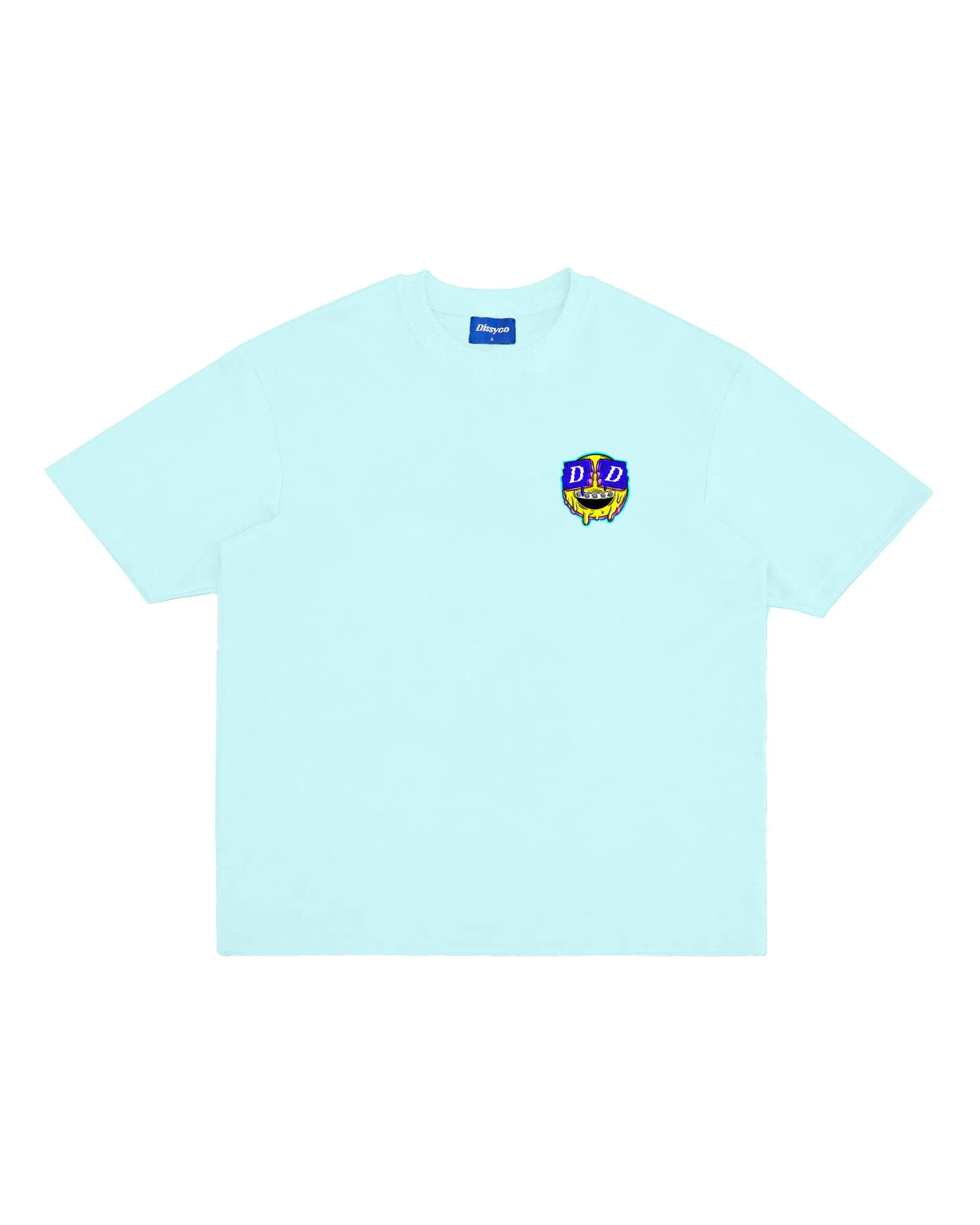 DISSYCO MELT TEE (BLACK, WHITE, CREAM WHITE, LIGHT BLUE, BLUE, GREEN, PURPLE)