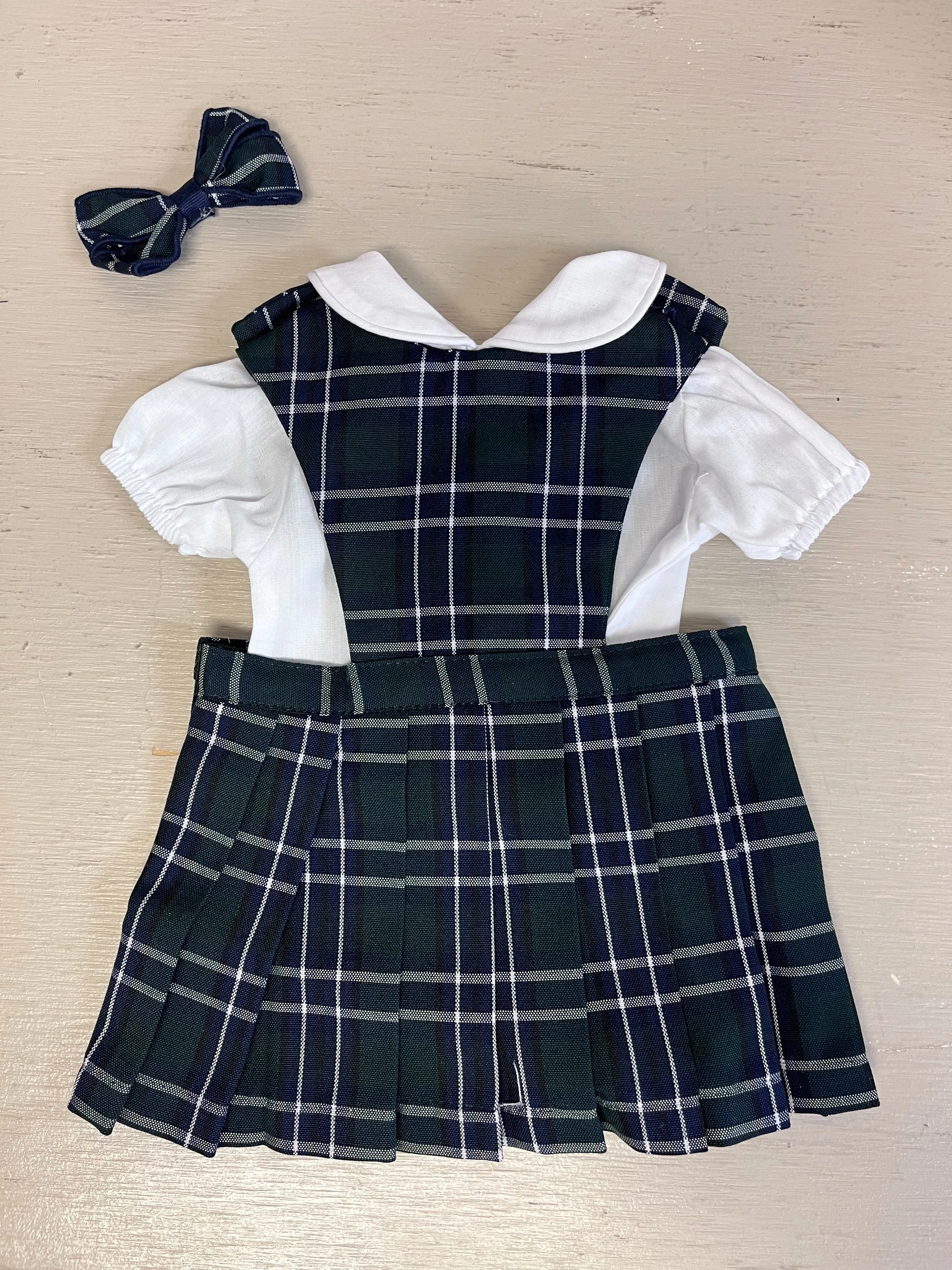 Doll Jumper Set Plaid 475