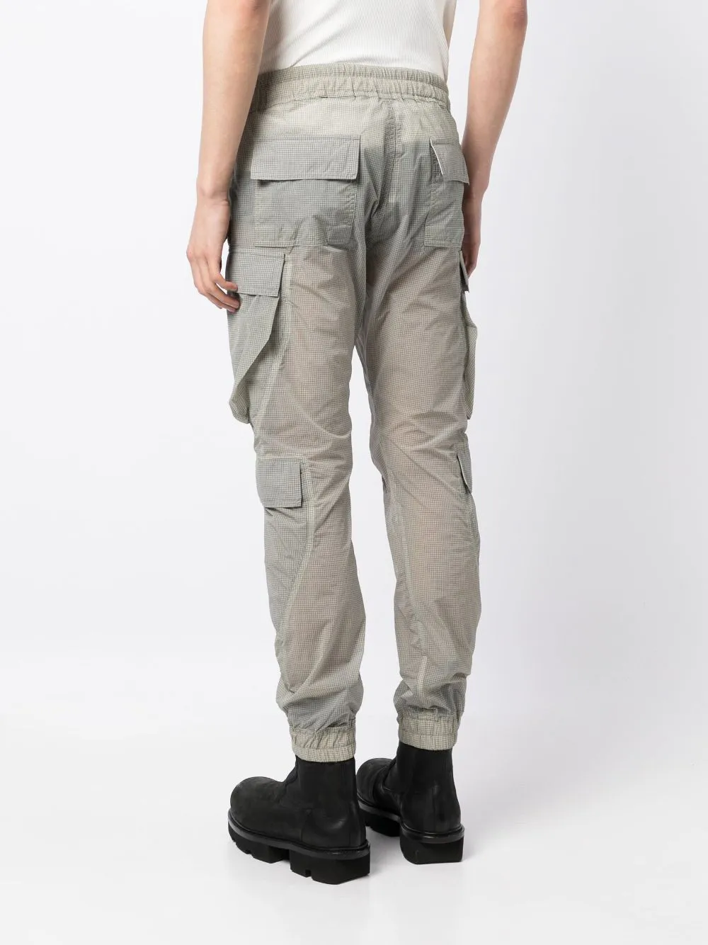 Drawstring-Waist Skinny-Cut Cargo Pants