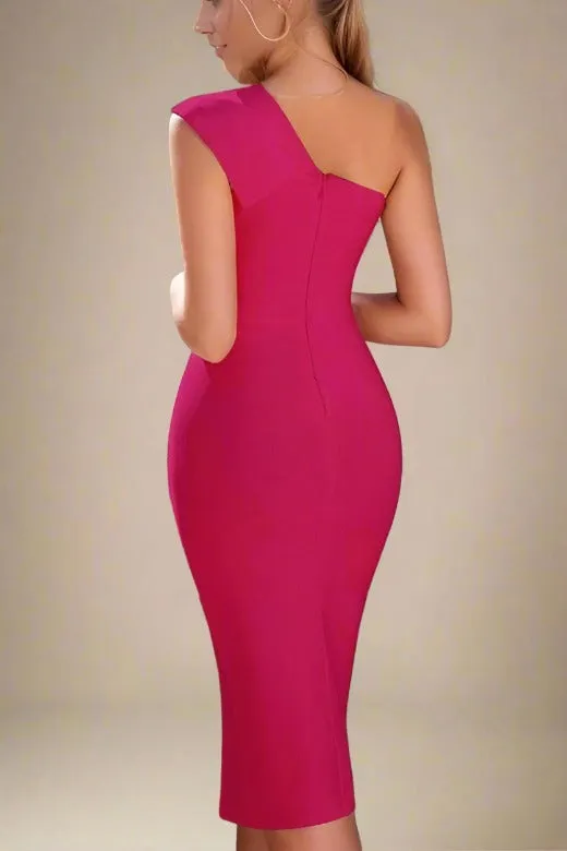 Eile Bodycon Dress - Magenta Pink