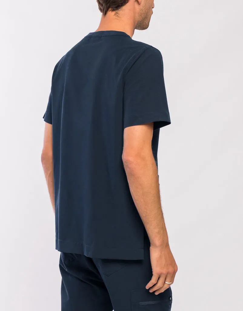 Essential Crewneck Scrub Top - Midnight Navy