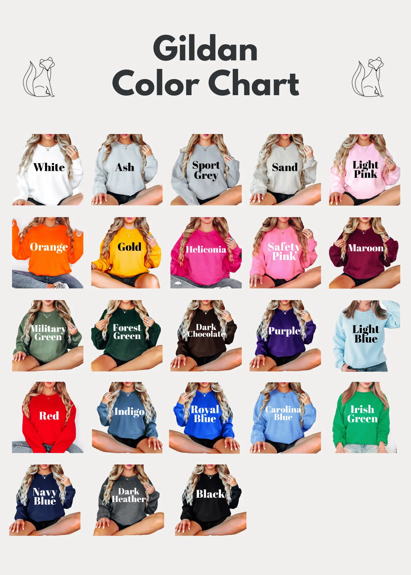 Glamfox  - Senior Cheer Mom Graphic Crewneck