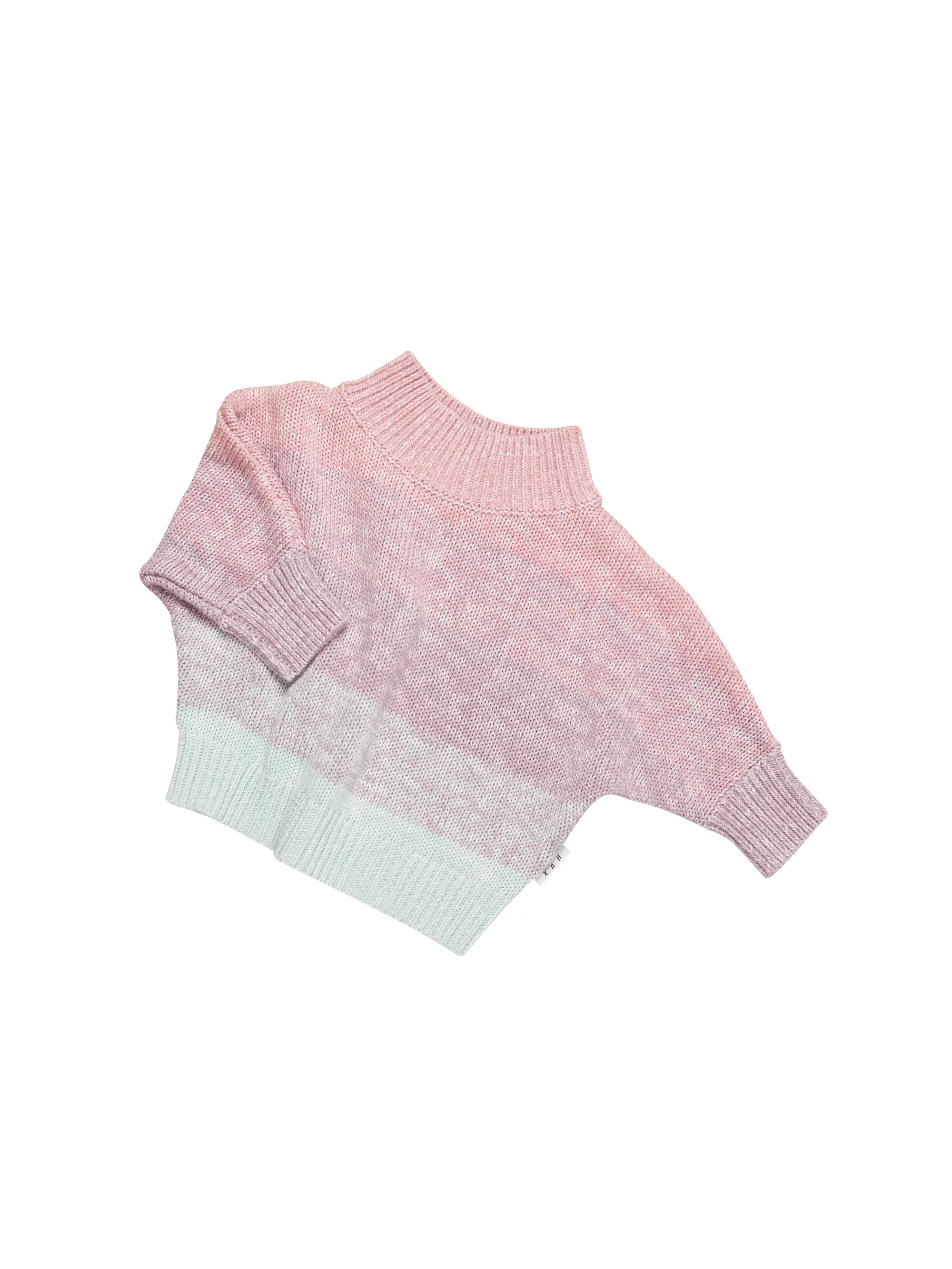 Huxbaby Jewel Rainbow Stripe Knit Jumper