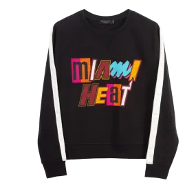 Junk Food Miami HEAT Overtime Mashup Women's Crewneck