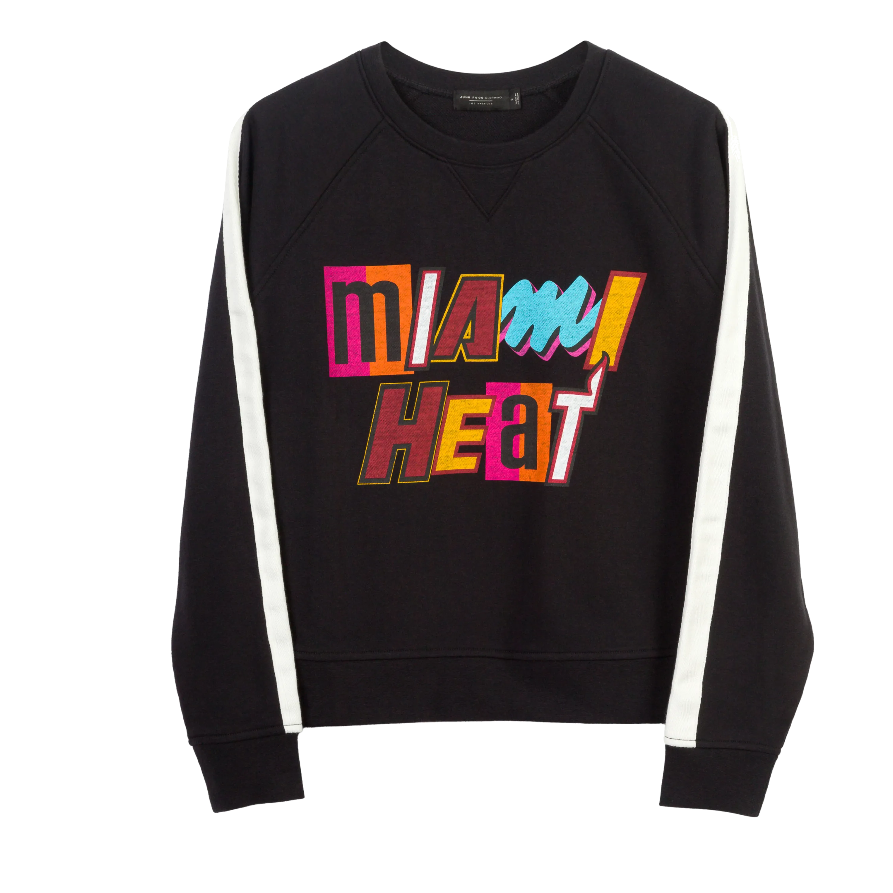 Junk Food Miami HEAT Overtime Mashup Women's Crewneck